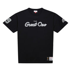 Wayne Gretzky Los Angeles Kings Mitchell & Ness Premium Nickname Vintage Logo T-Shirt Black