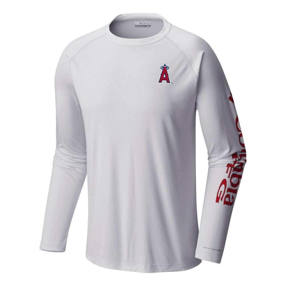 Los Angeles Angels Terminal Tackle Long Sleeve T-Shirt White | Columbia