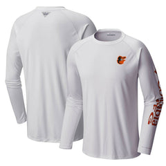 Baltimore Orioles Terminal Tackle Long Sleeve T-Shirt White | Columbia