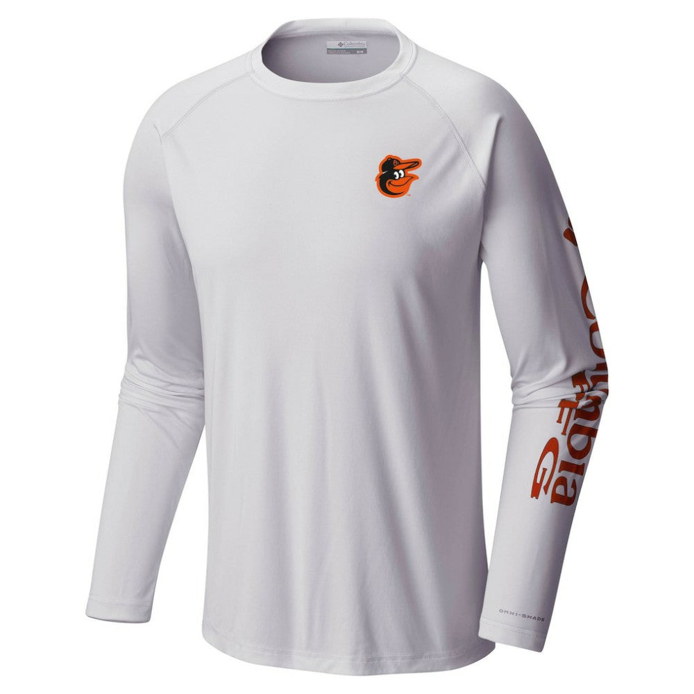 Baltimore Orioles Terminal Tackle Long Sleeve T-Shirt White | Columbia