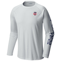Minnesota Twins Terminal Tackle Long Sleeve T-Shirt White | Columbia