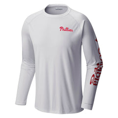 Philadelphia Phillies Terminal Tackle Long Sleeve T-Shirt White | Columbia