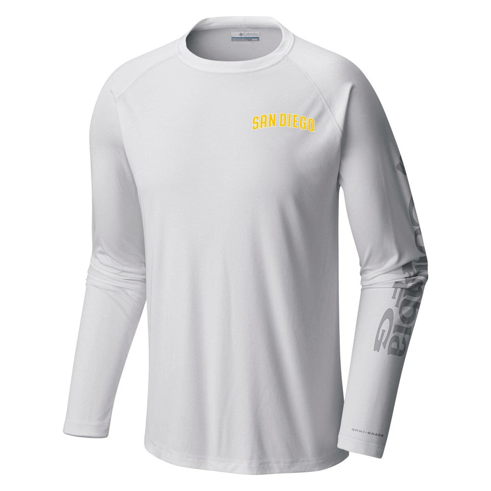 San Diego Padres Terminal Tackle Long Sleeve T-Shirt White | Columbia