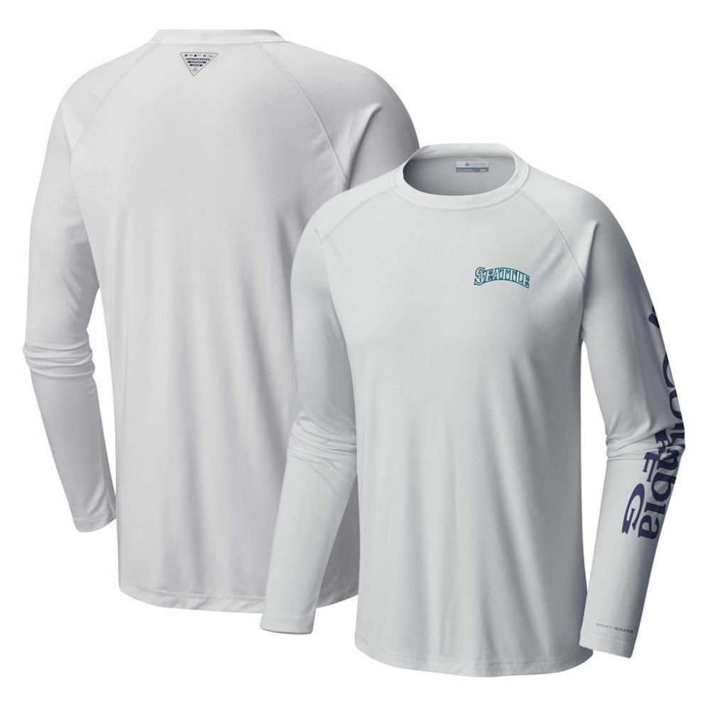 Seattle Mariners Terminal Tackle Long Sleeve T-Shirt White | Columbia