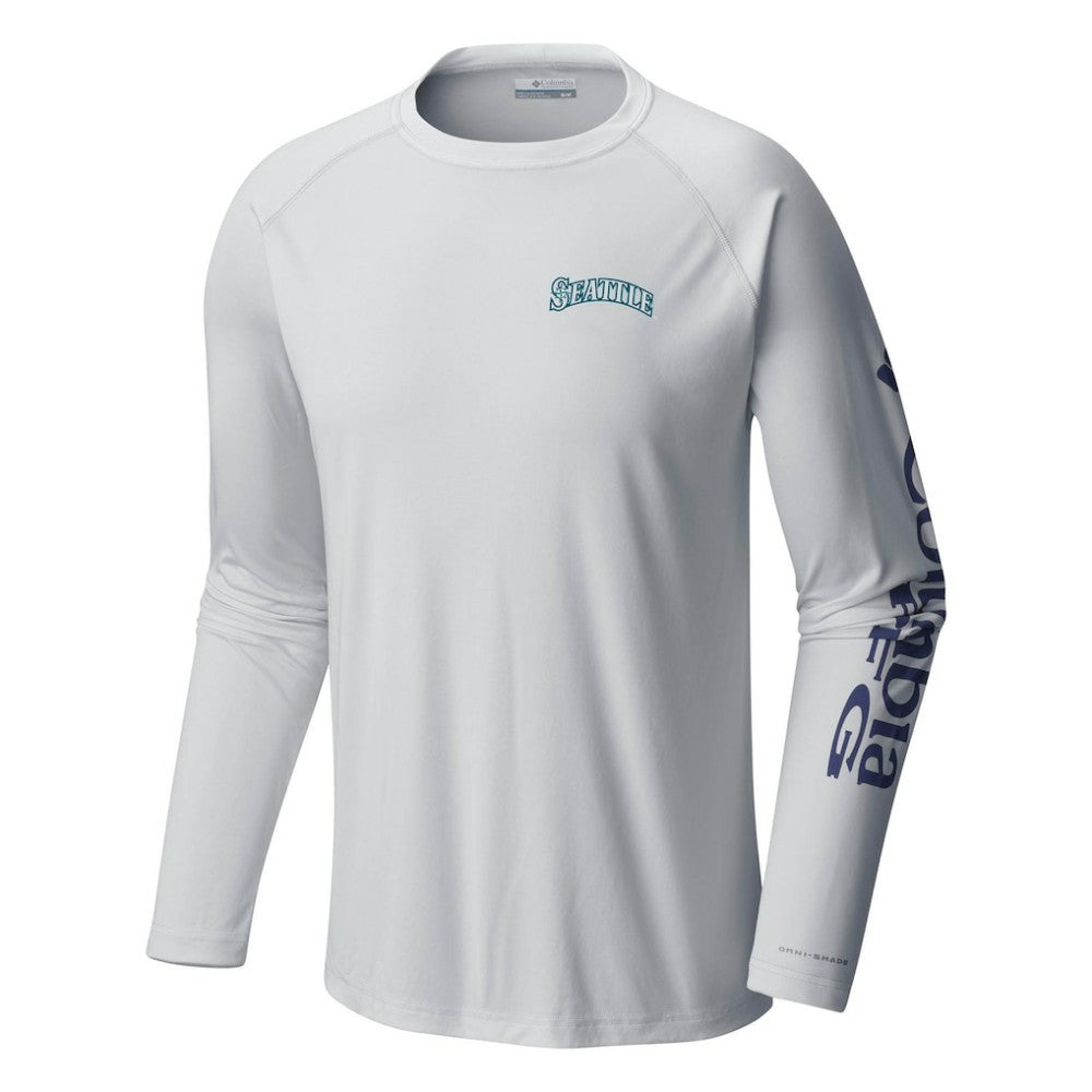 Seattle Mariners Terminal Tackle Long Sleeve T-Shirt White | Columbia