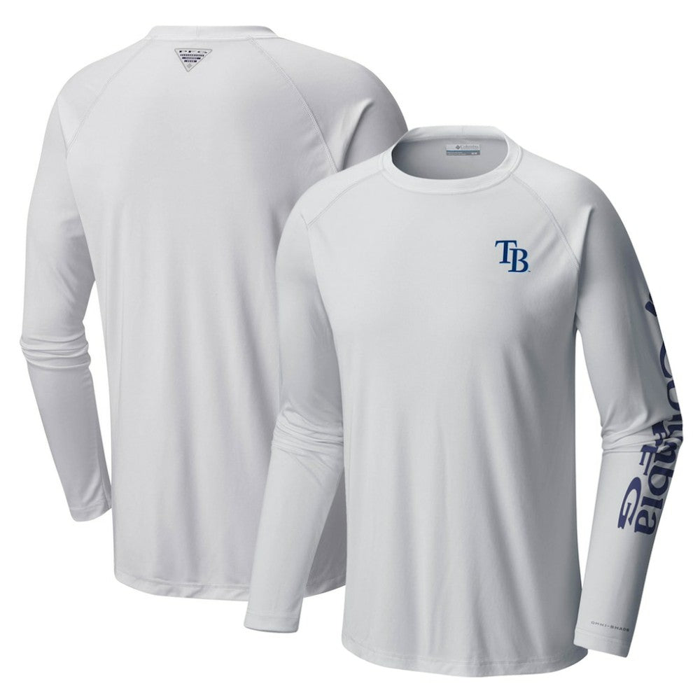 Tampa Bay Rays Terminal Tackle Long Sleeve T-Shirt White | Columbia