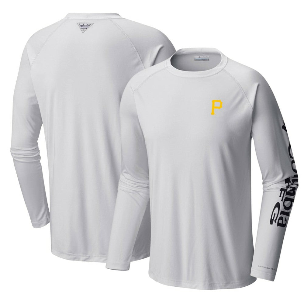 Pittsburgh Pirates Terminal Tackle Long Sleeve T-Shirt White | Columbia