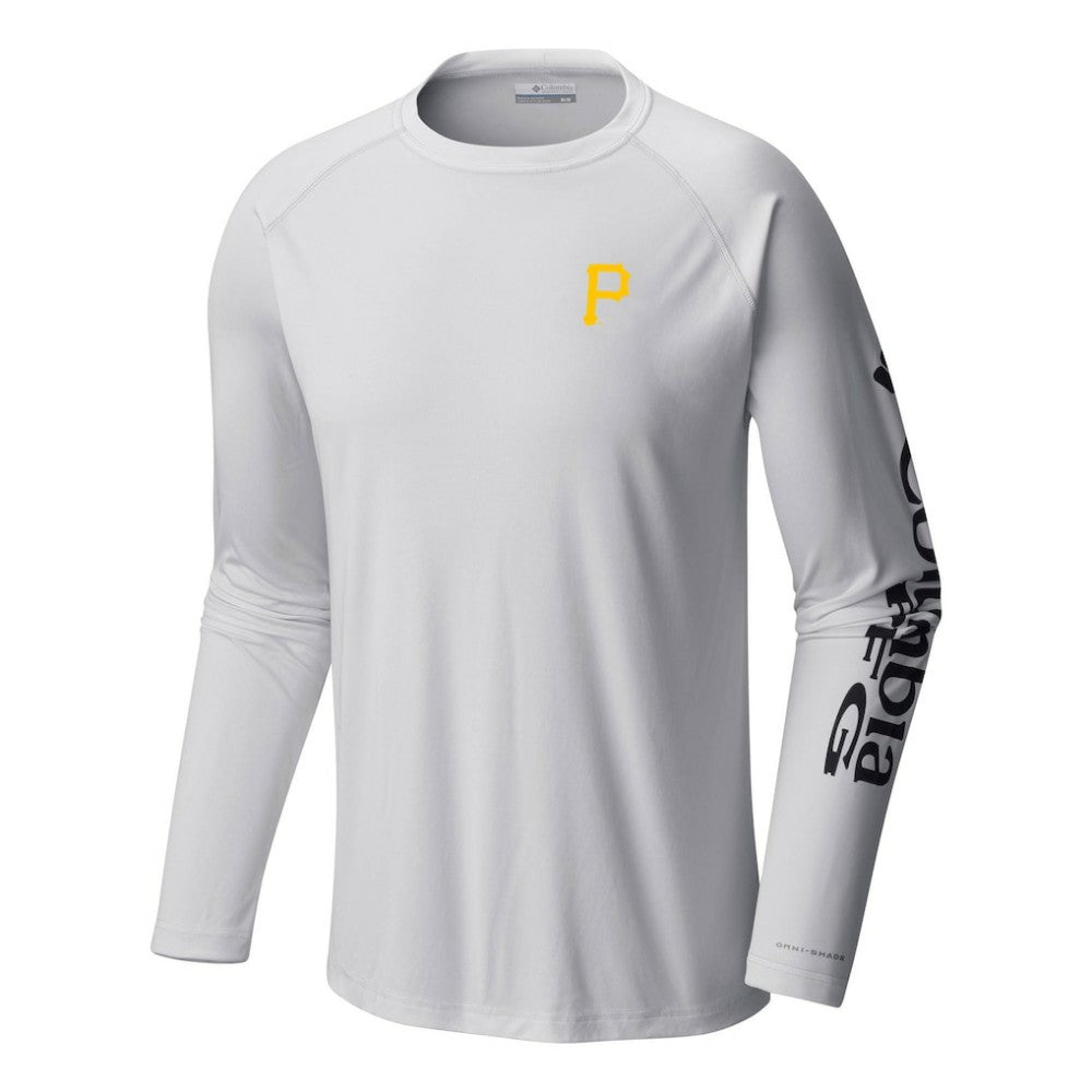 Pittsburgh Pirates Terminal Tackle Long Sleeve T-Shirt White | Columbia