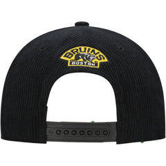 Boston Bruins '47 Crosstown Corduroy Hitch Adjustable Hat Black