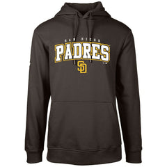 San Diego Padres Levelwear Podium Team Arch Pullover Hoodie Brown
