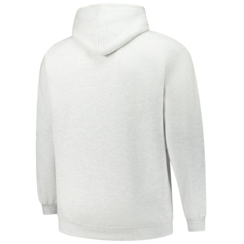 Chicago Blackhawks Fanatics Big & Tall Fleece Pullover Hoodie Heather Gray