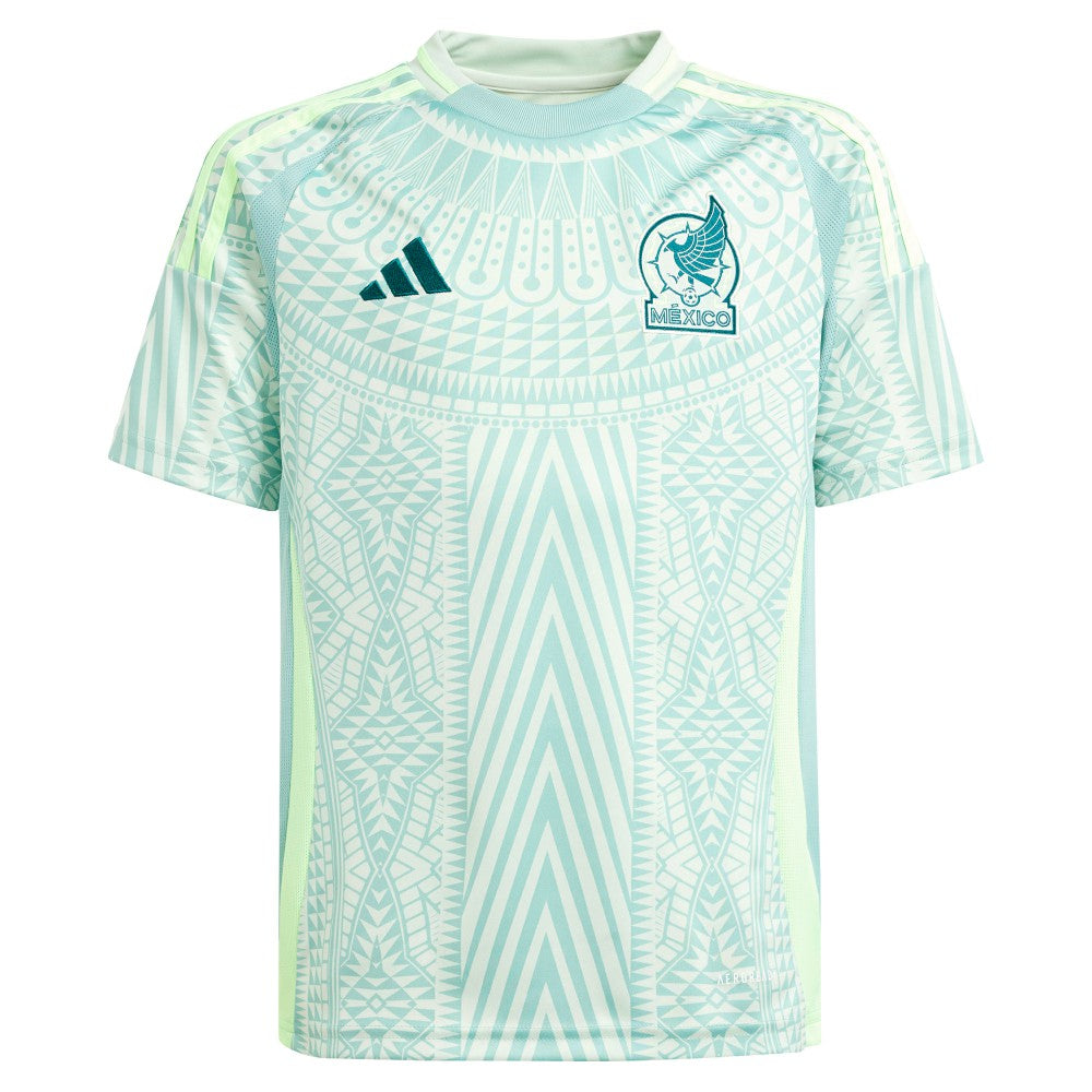Mexico National Team Youth 2024 Away Replica Jersey Green - Adidas
