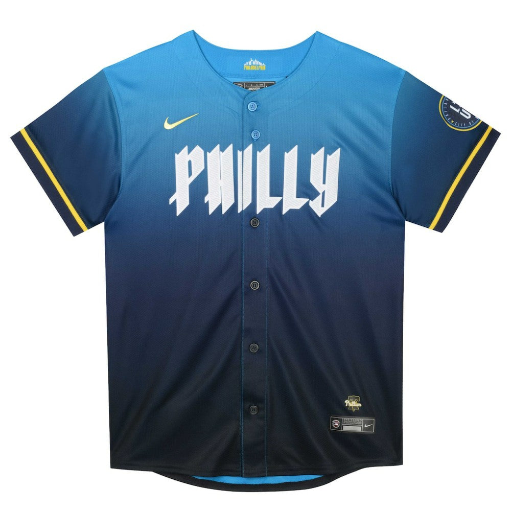Zack Wheeler Philadelphia Phillies Preschool 2024 City Connect Limited Player Jersey Blue | Nike