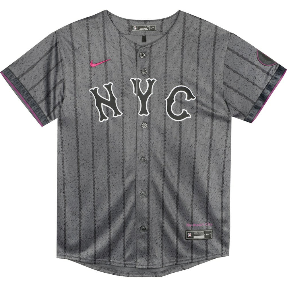Pete Alonso New York Mets Preschool 2024 City Connect Limited Player Jersey Graphite | Nike