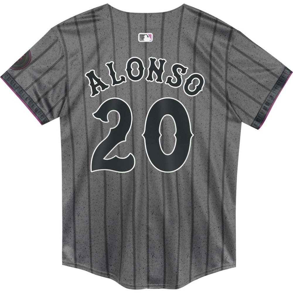Pete Alonso New York Mets Preschool 2024 City Connect Limited Player Jersey Graphite | Nike
