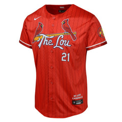 Lars Nootbaar St. Louis Cardinals Youth 2024 City Connect Limited Player Jersey Red | Nike