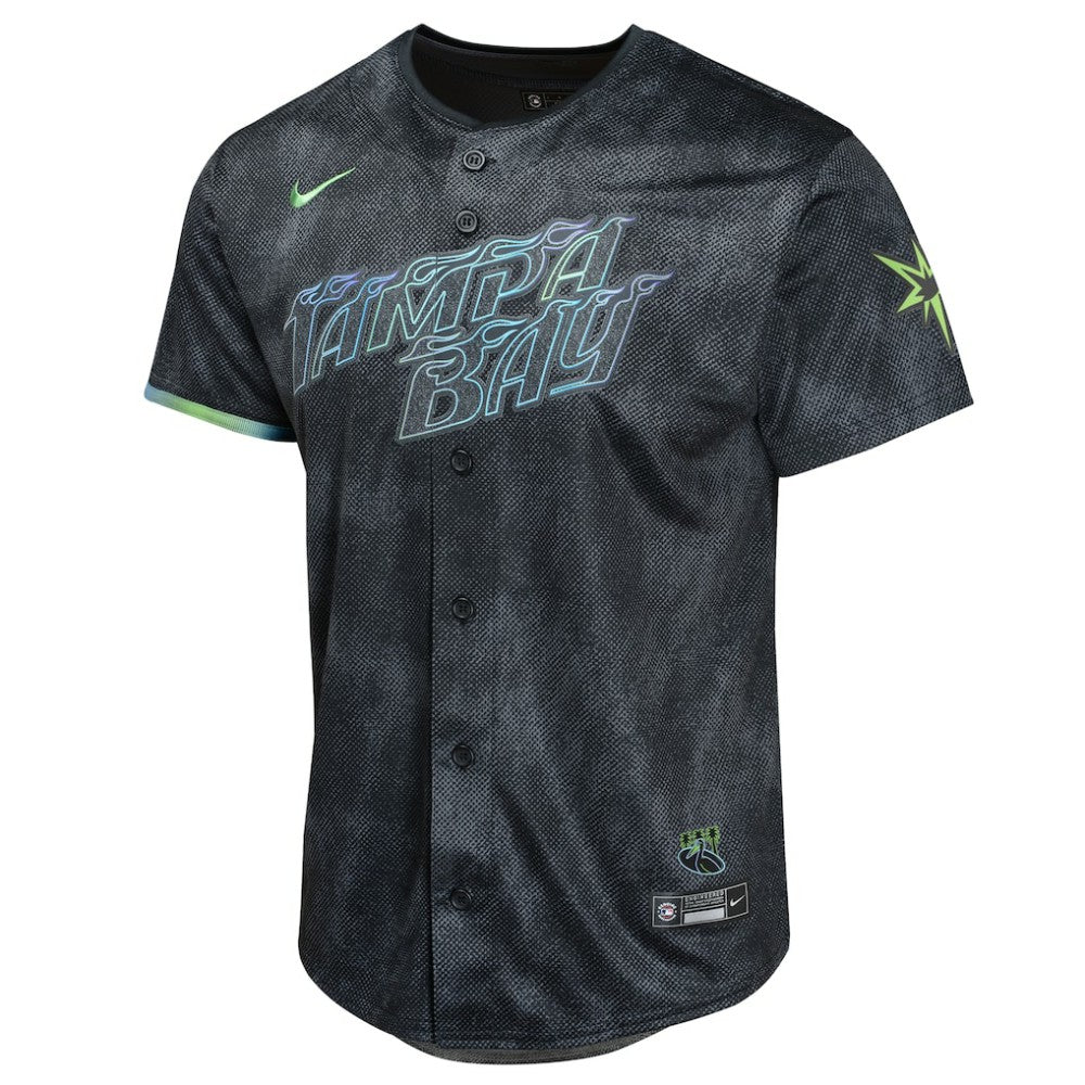 Shane McClanahan Tampa Bay Rays Youth 2024 City Connect Limited Player Jersey Charcoal | Nike
