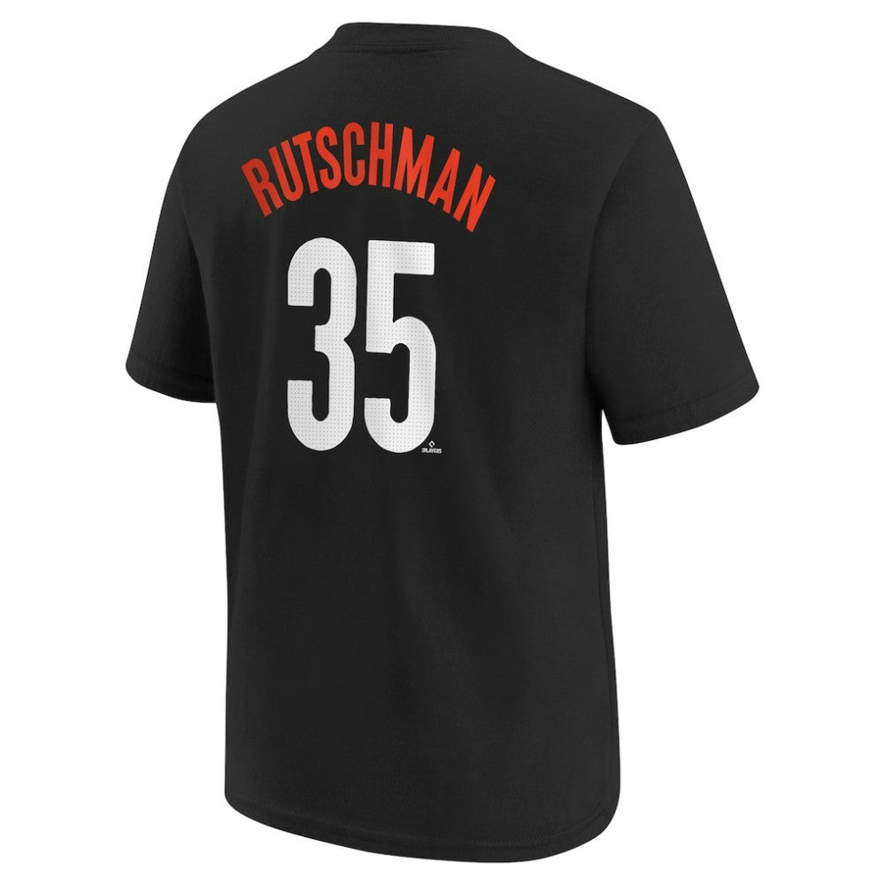 Adley Rutschman Baltimore Orioles Youth Fuse City Connect Name & Number T-Shirt Black | Nike
