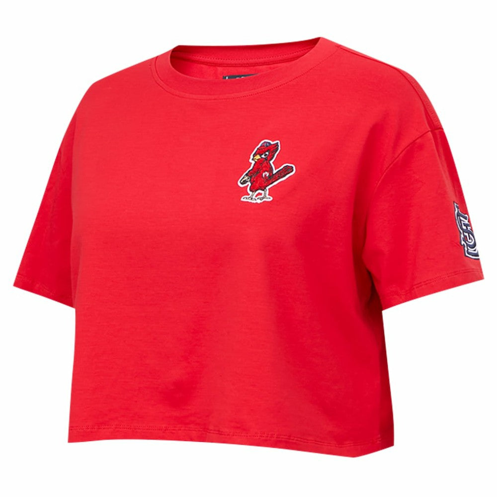 Washington Nationals Pro Standard Women's Classic SJ Cropped Boxy T-Shirt Red