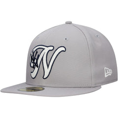 New York Yankees  Duo Logo 2.0 59FIFTY Fitted Hat Gray | New Era