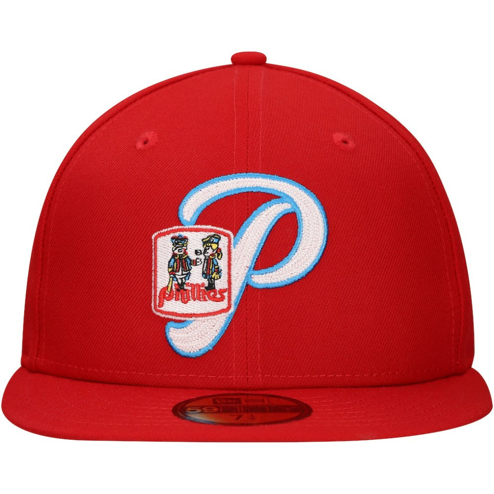 Philadelphia Phillies  Duo Logo 2.0 59FIFTY Fitted Hat Red | New Era