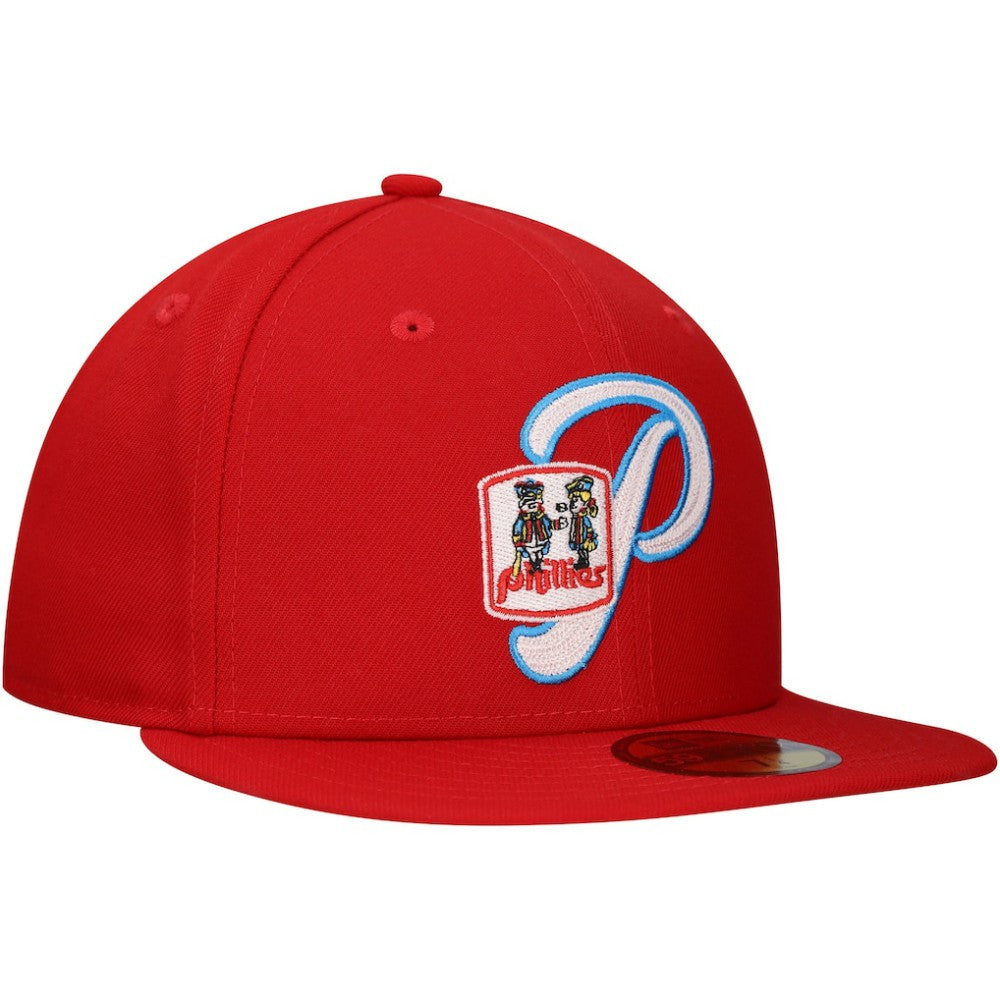 Philadelphia Phillies  Duo Logo 2.0 59FIFTY Fitted Hat Red | New Era