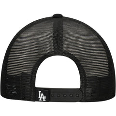 Los Angeles Dodgers Retro Bold A-Frame Trucker 9FORTY Adjustable Hat Black | New Era