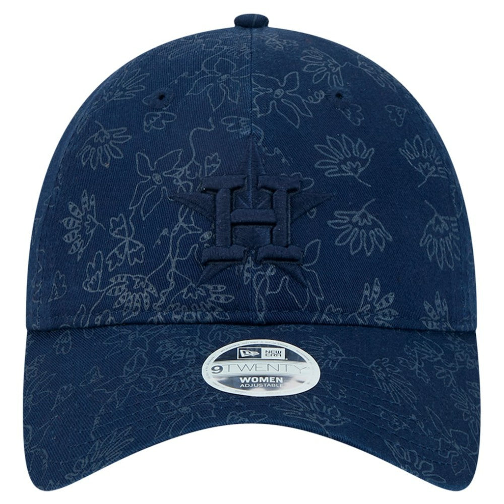 Houston Astros Women's Tonal Floral 9TWENTY Adjustable Hat Navy | New Era