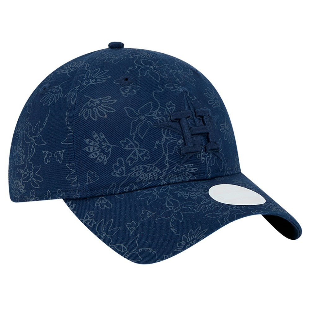 Houston Astros Women's Tonal Floral 9TWENTY Adjustable Hat Navy | New Era