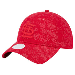 St. Louis Cardinals Women's Tonal Floral 9TWENTY Adjustable Hat Red | New Era