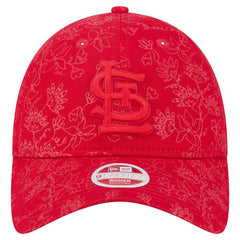 St. Louis Cardinals Women's Tonal Floral 9TWENTY Adjustable Hat Red | New Era