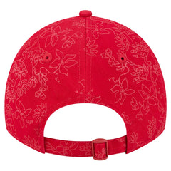 Los Angeles Angels Women's Tonal Floral 9TWENTY Adjustable Hat Red | New Era