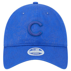 Chicago Cubs Women's Tonal Floral 9TWENTY Adjustable Hat Royal | New Era