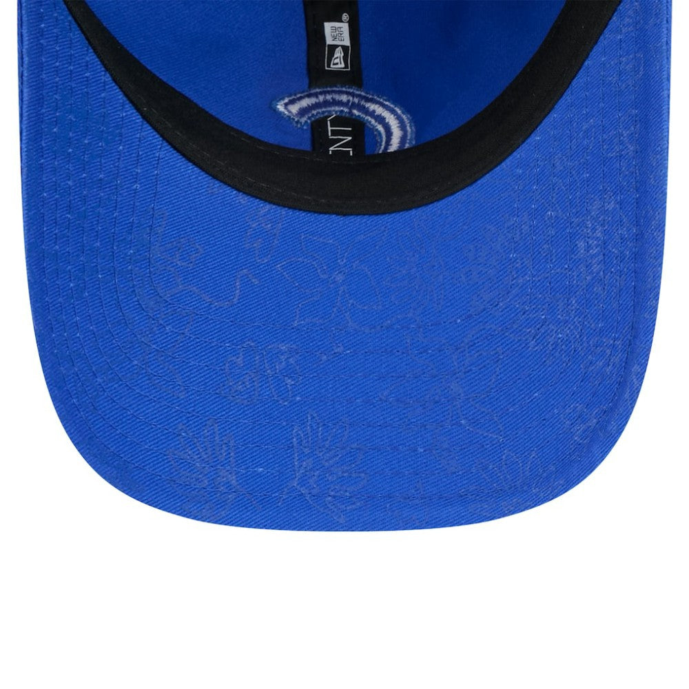 Chicago Cubs Women's Tonal Floral 9TWENTY Adjustable Hat Royal | New Era