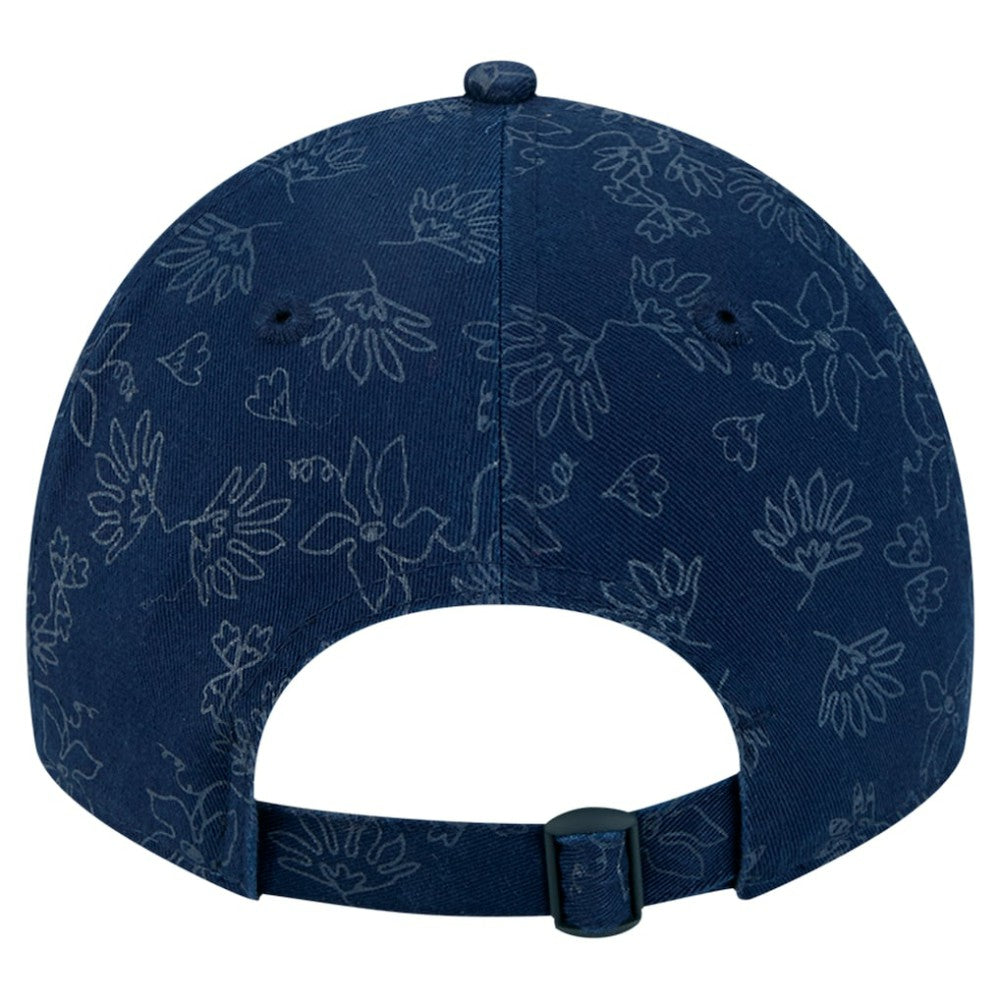 Boston Red Sox Women's Tonal Floral 9TWENTY Adjustable Hat Navy | New Era