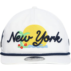 New York Yankees Paradise Golfer Adjustable Hat White | New Era