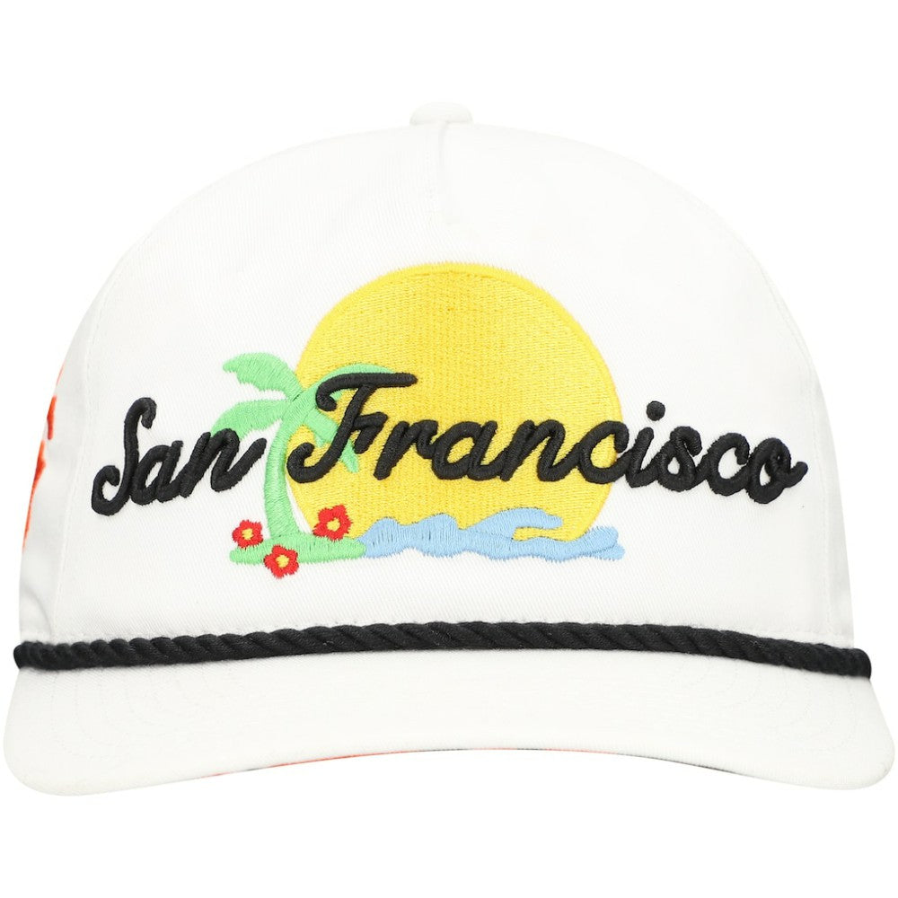 San Francisco Giants Paradise Golfer Adjustable Hat White | New Era