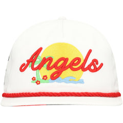 Los Angeles Angels Paradise Golfer Adjustable Hat White | New Era