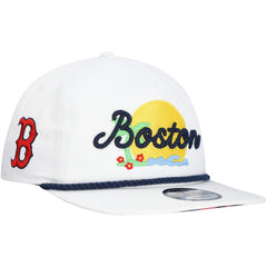Boston Red Sox Paradise Golfer Adjustable Hat White | New Era