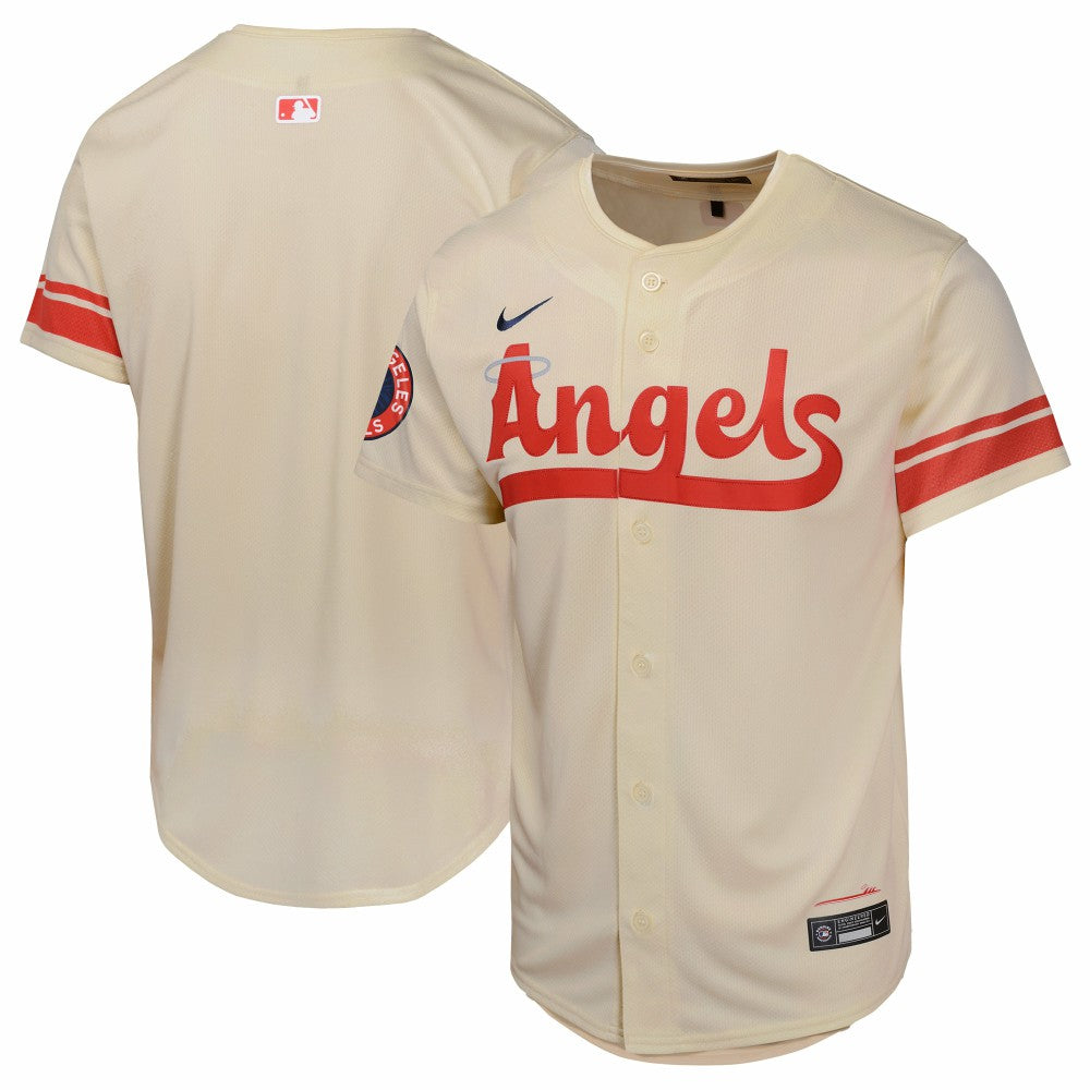 Los Angeles Angels Youth City Connect Limited Jersey Cream | Nike