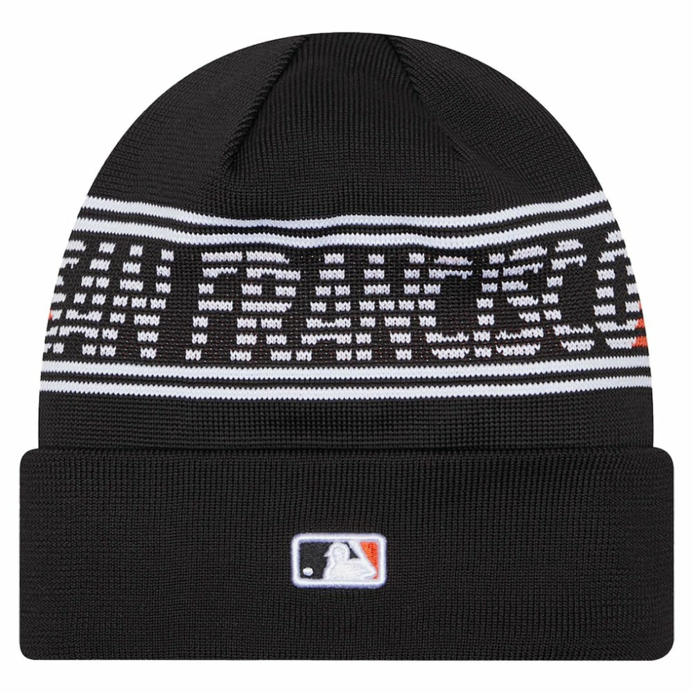 San Francisco Giants Authentic Collection Cuffed Knit Hat Black | New Era