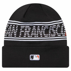 San Francisco Giants Authentic Collection Cuffed Knit Hat Black | New Era