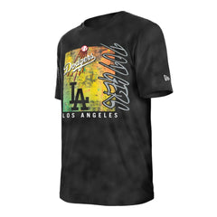 Los Angeles Dodgers Women's Sport Classics Enzyme Wash Oversized T-Shirt Black | New Era
