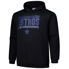 Houston Astros   Stack Fleece Pullover Hoodie Black