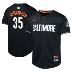 Adley Rutschman Baltimore Orioles Youth City Connect Limited Player Jersey Black | Nike