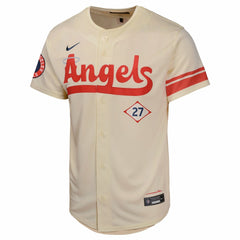 Mike Trout Los Angeles Angels Youth City Connect Limited Player Jersey Cream | Nike
