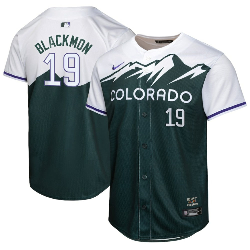 Charlie Blackmon Colorado Rockies Youth City Connect Limited Player Jersey Green | Nike