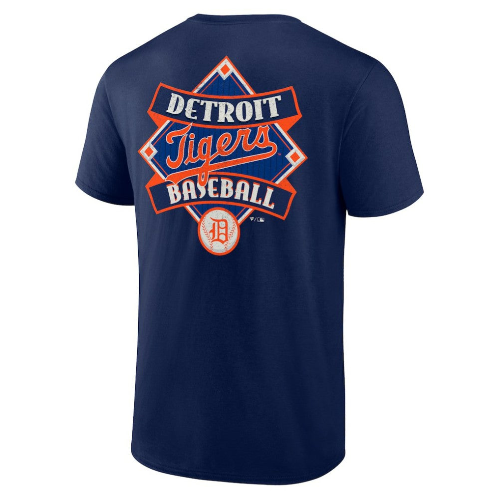 Detroit Tigers Cooperstown Collection Field Play T-Shirt Navy