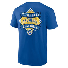 Milwaukee Brewers Cooperstown Collection Field Play T-Shirt Royal