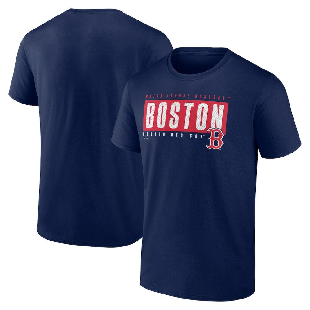 Boston Red Sox Blocked Out T-Shirt Navy